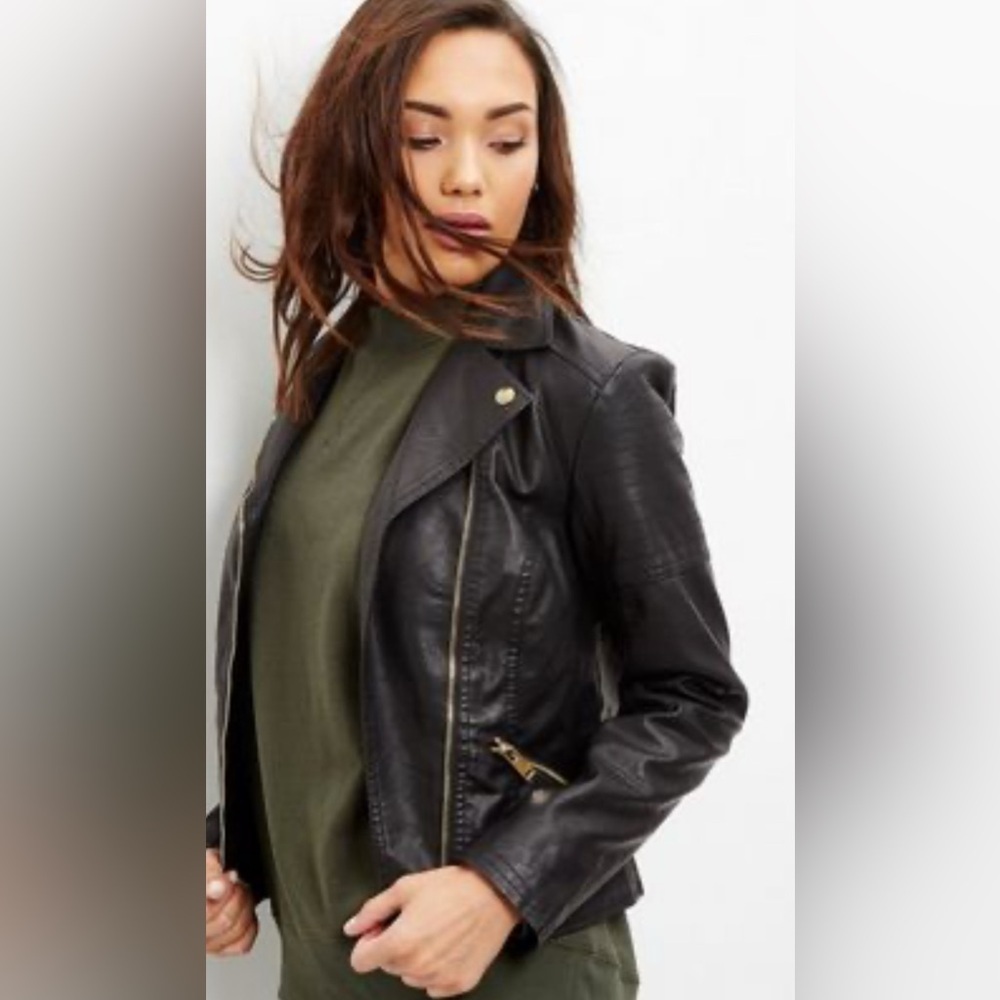 New Look Women's Faux Leather Jacket